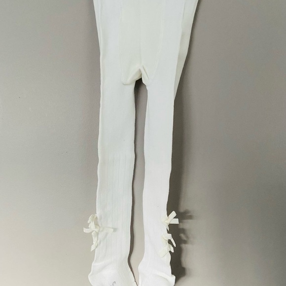 3 for $45_ Souris mini baby white tights 80% cotton, 15% nylon, 5% elastane - Picture 8 of 10